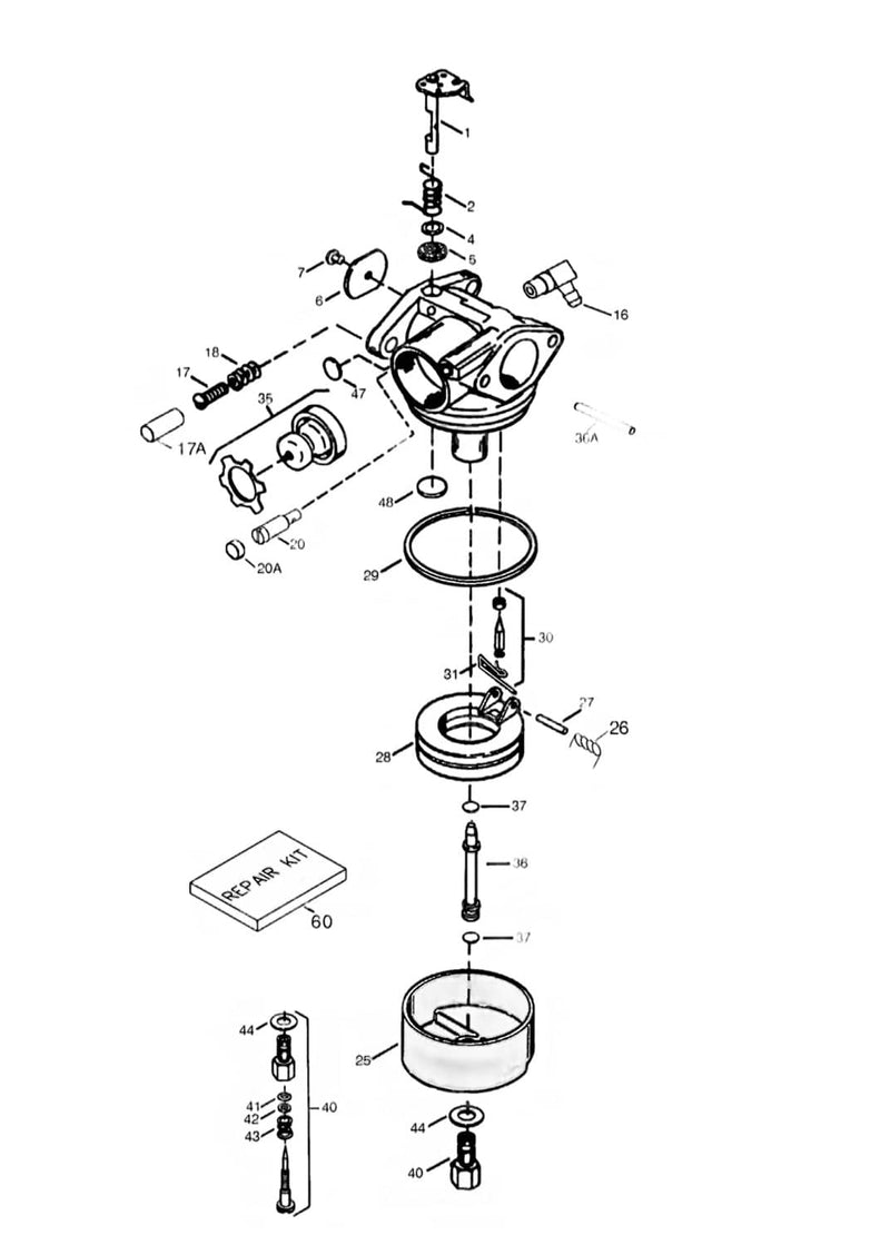 DURAFORCE 632547 Carburetor Emulsion Tube O-Ring Replacement for Tecumseh 15 Pack