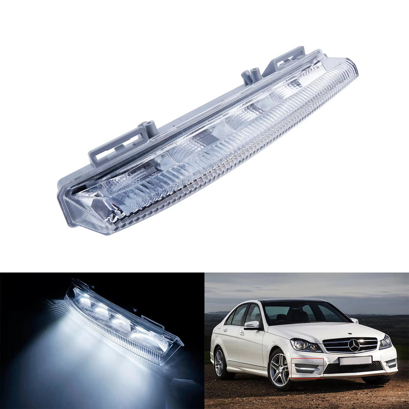 Right Passenger Fog Light Daytime Running LED for Mercedes C250 C350 2012-2014