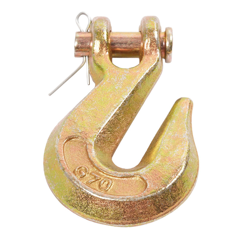 G70 3/8" Clevis Grab Hook Tow Chain Tie Down for Flatbed Truck Trailer 10 Pack