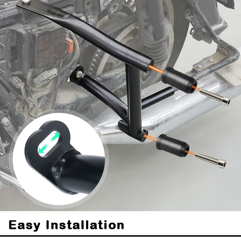 Motorcycle Rear Saddlebag Guards Crash Bars for Harley Electra Glide FLHT
