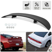 DURAFORCE Rear Trunk Spoiler Wing ABS Black for Dodge Charger 2006-2010 Sedan Daytona Styl