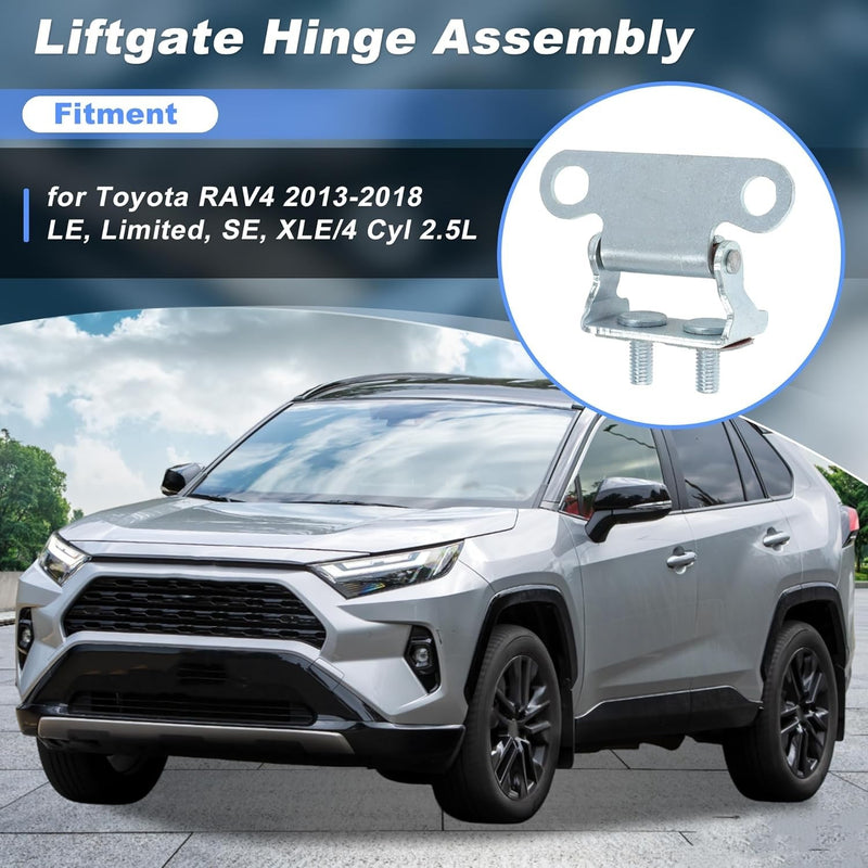 2x Rear Door Liftgate Hinge Left Right 68810-0R010 for Toyota RAV4 2013-2018