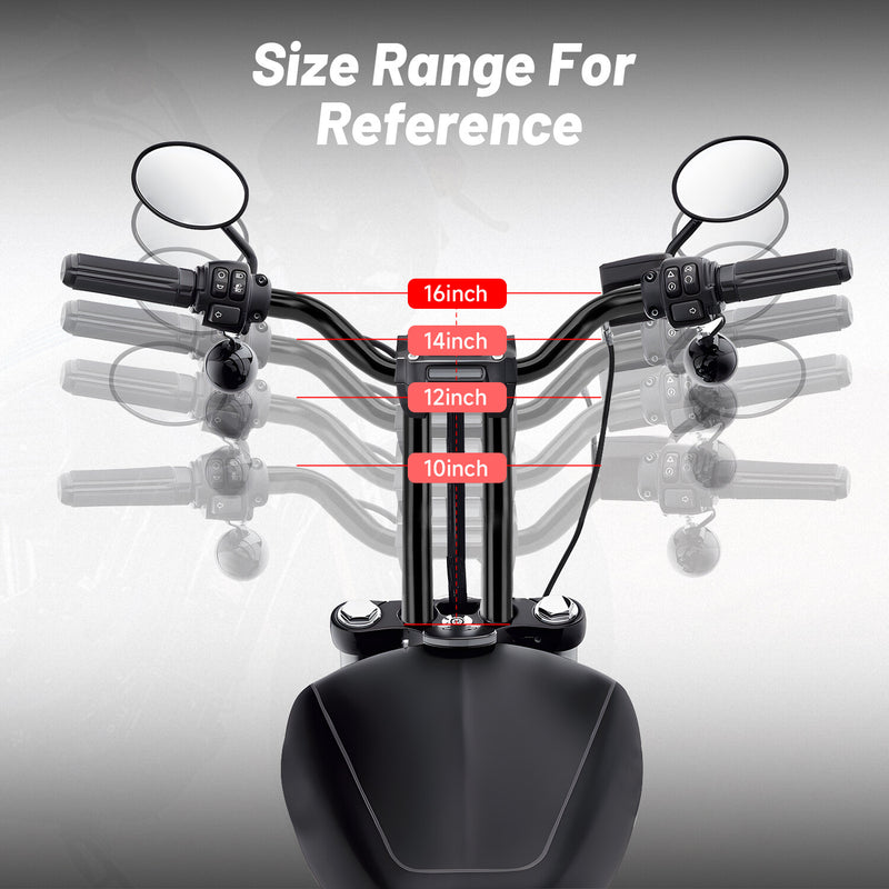 16" Rise MX-T Bars Handlebar Fit Fits Harley Softail Sportster Dyna Low Rider