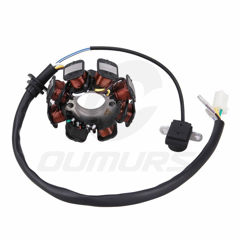 8 Pole Coil Magneto Stator for GY6 125cc 150cc Scooter ATV Moped 5 Wires