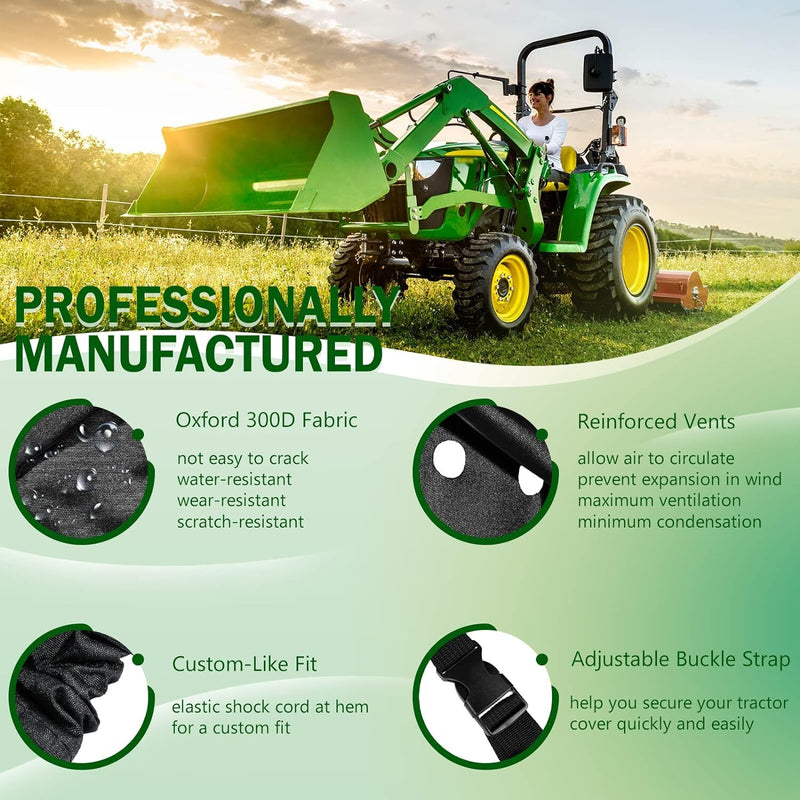 LP95637 Tractor Cover for John Deere Compact Utility Tractor Classic