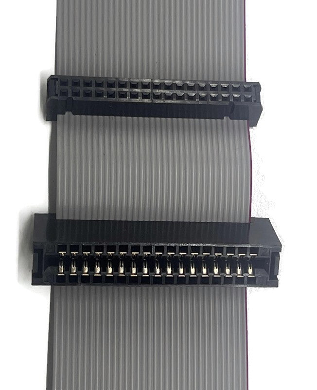 DURAFORCE 24 Inch 2ft Universal 34-Pin Floppy Drive Ribbon Cable for 3.5 Inch 5.25 Inch Drives