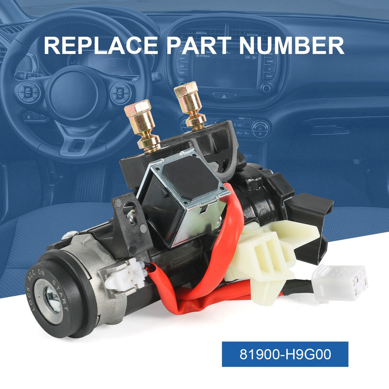 81900-H9G00 Ignition Lock Switch Assembly with Keys for Kia Rio 2021-2023