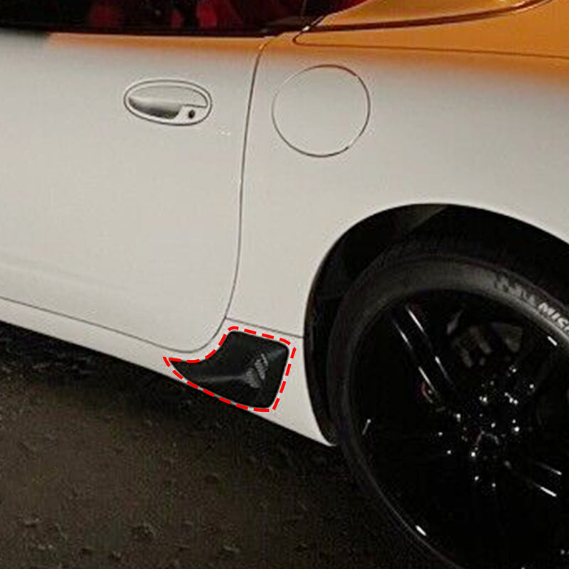 Rear Lower Brake Duct Scoop Vent Kit for C5 Corvette Z06 ZO6 1997-2004 LH RH