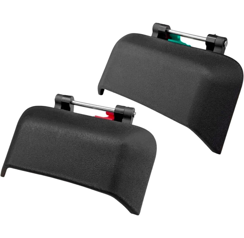 Rear Left Right Exterior Door Handle for 2007-2016 Jeep Compass Black Plastic