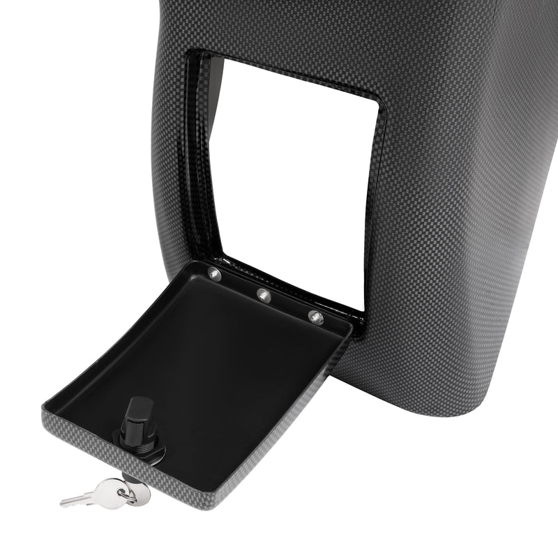 Carbon Fiber Style Radio Speaker Dash Cover for EZGO RXV 2008-Up Golf Cart