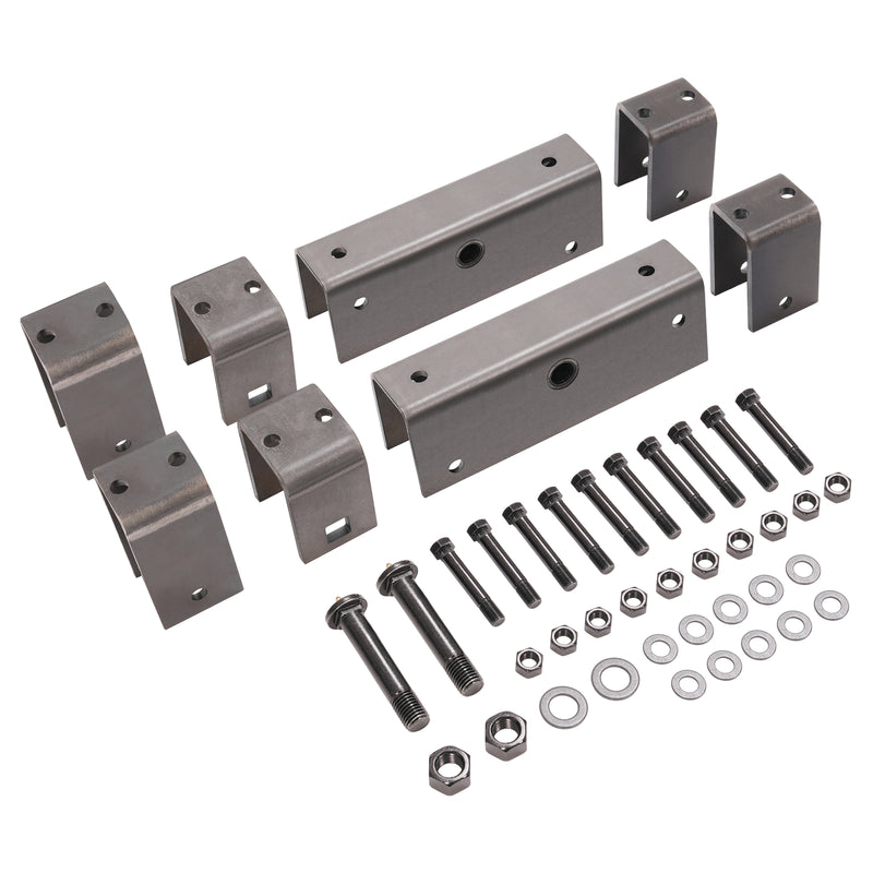 Slipper Spring Tandem Axle Hanger Kit 2" with Equalizer Bolts for Trailer