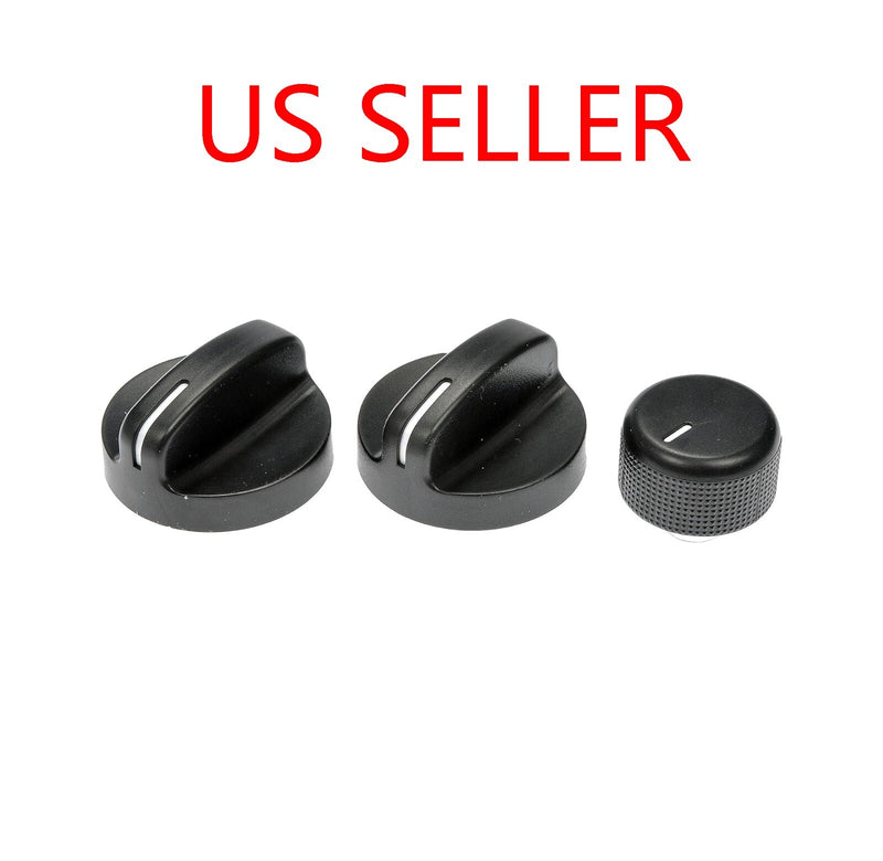 For 94-97 Dodge Pickup Truck Dash Ram 1500 2500 Heater A/C Climate Control Knobs
