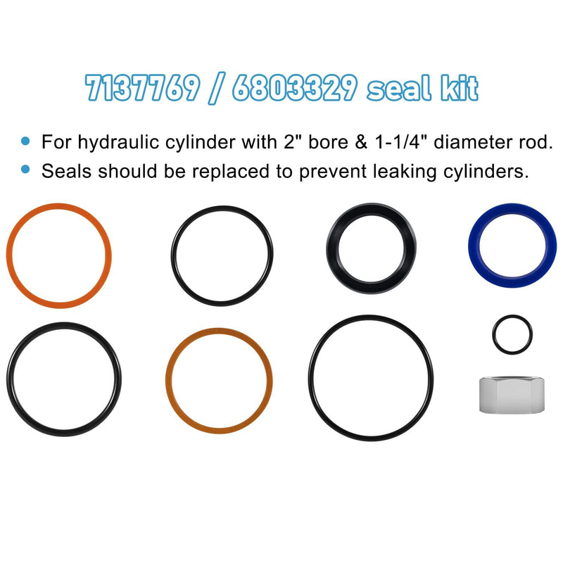 6803329 Hydraulic Lift Cylinder Seals Kit for Bobcat 444 500 520 642 643 742 743