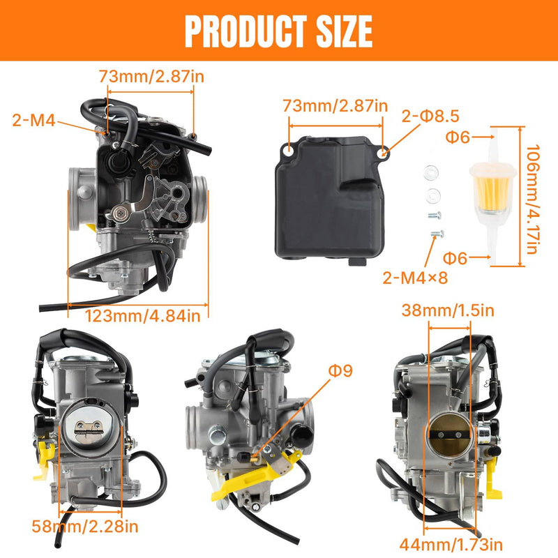 16100-HN1-A43 Carburetor Assembly for Honda TRX400EX Sportrax 2005 2006 2007 200