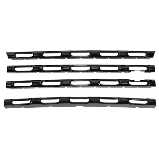 DURAFORCE Gloss Black Painted Grille Insert Overlay for Chevy Silverado 2500 3500 HD 20-23