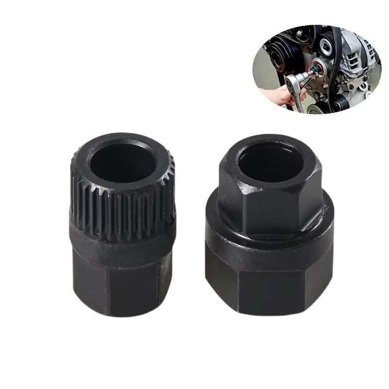 33 Spline Hexagon Alternator Clutch Free Wheel Pulley Removal Installation Tool