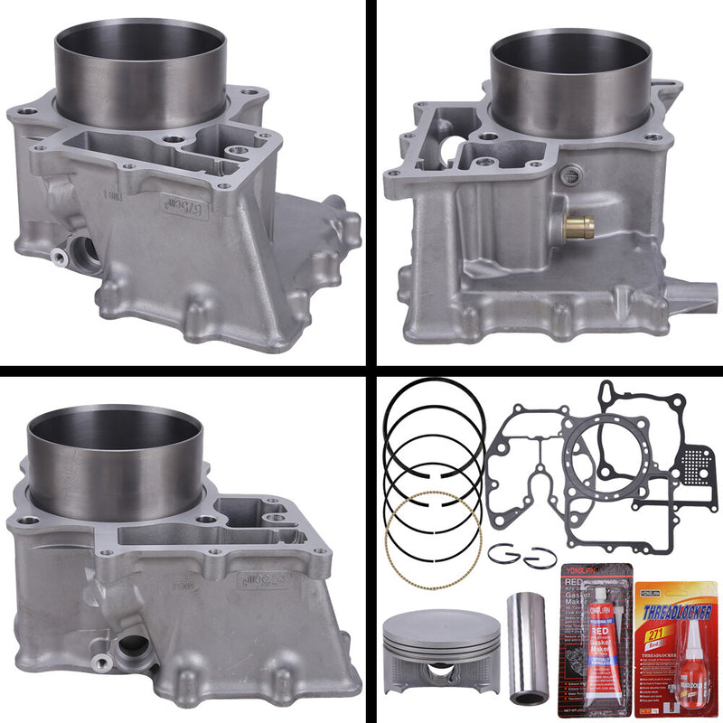 Top End Kit with Cylinder for Honda Pioneer SXS700 Rincon TRX680 2006-23