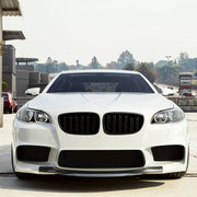 DURAFORCE Front Bumper Lip Spoiler Splitter for BMW F10 M5 2012-2017 Carbon Fiber ABS