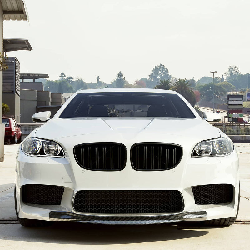 DURAFORCE Front Bumper Lip Spoiler Splitter for BMW F10 M5 2012-2017 Carbon Fiber ABS