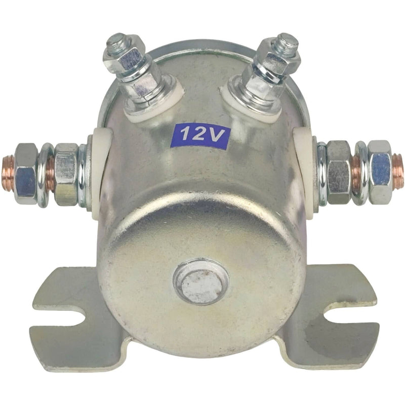 DURAFORCE 12V 4-Terminal Continuous Duty Solenoid Relay for Winch Marine RV Heavy Duty