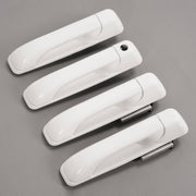 DURAFORCE Outside Door Handle White for Dodge Ram 1500 2009-2024 2500 2011-2025 4 Pcs