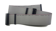 DURAFORCE 24 Inch 2ft Universal 34-Pin Floppy Drive Ribbon Cable for 3.5 Inch 5.25 Inch Drives