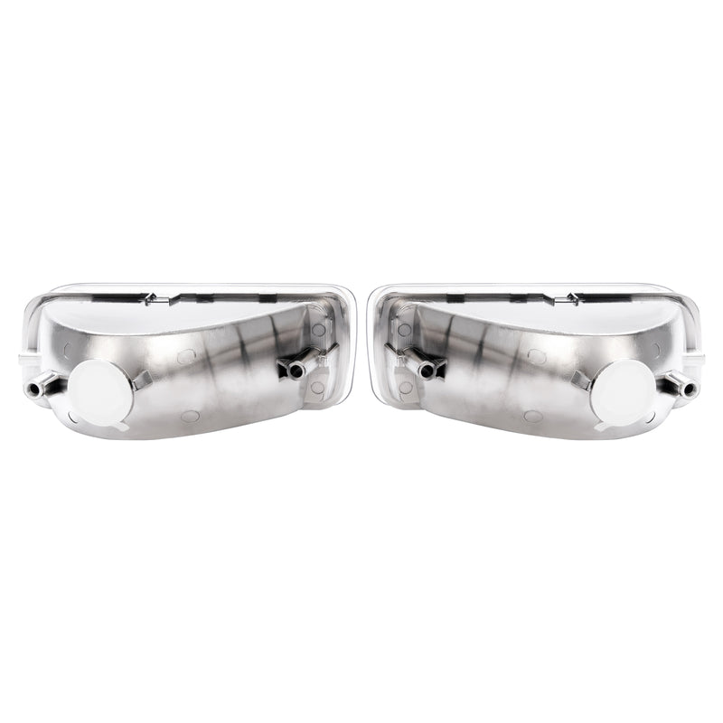 Clear Lens Front Bumper Turn Signal Light Assembly for Chevy Camaro 1985-1992 2X