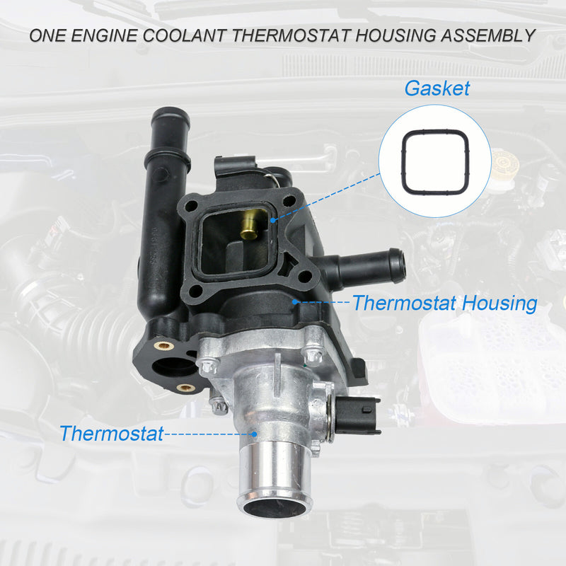 Engine Coolant Thermostat Housing Assembly for Chevrolet Sonic Cruze 1.8L