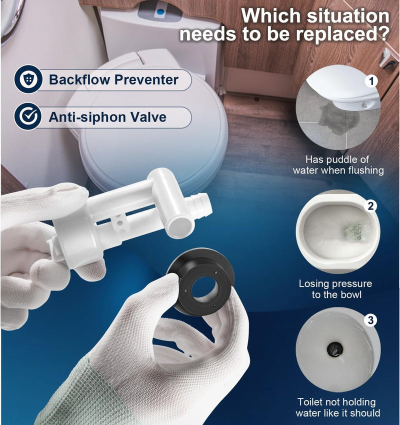 385316906 Vacuum Breaker Kit for Dometic SeaLand VacuFlush Traveler Toilets