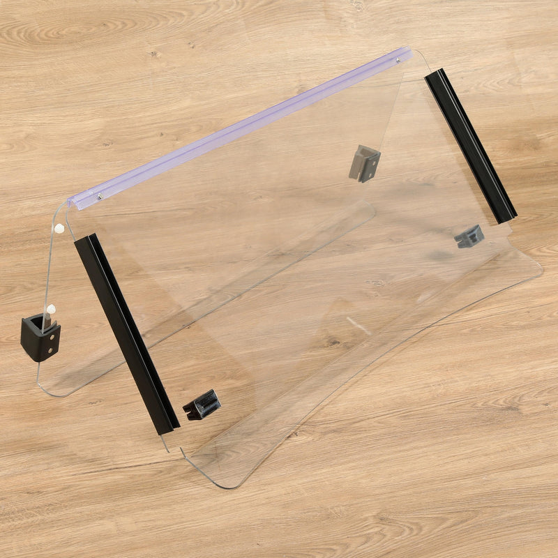 Golf Cart Folding Windshield for EZGO Express S4 L4 3/4" Frame Strut Clear