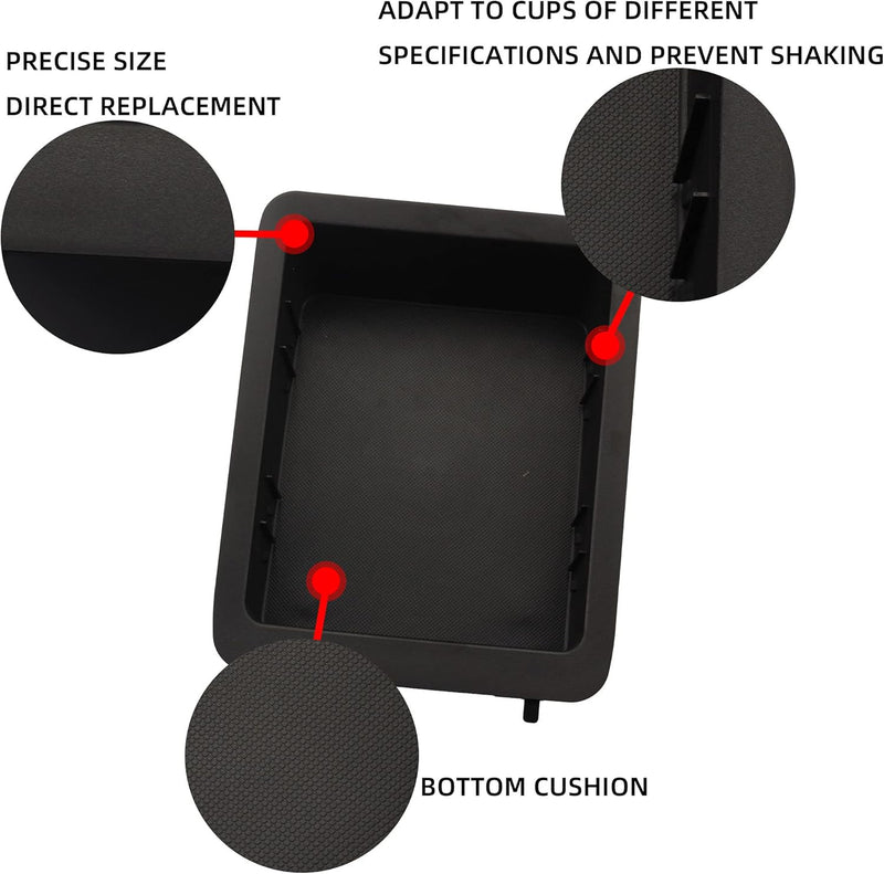 22860866 Center Console Tray Cup Holder Bezel for Chevrolet GMC 2007-2014