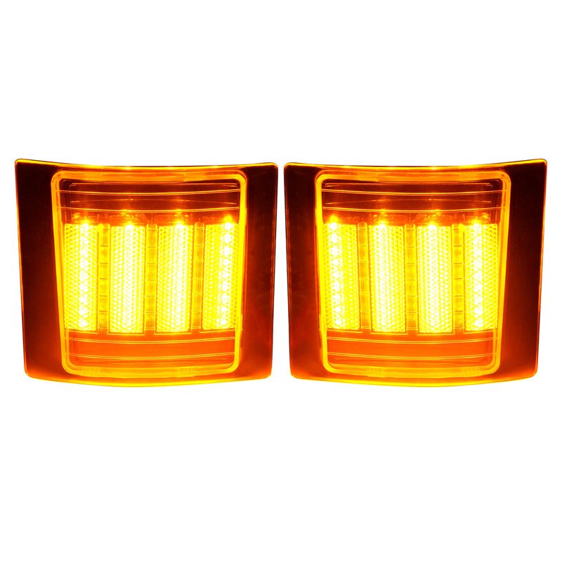 Sequential Corner Side Marker Lights for Chevy C/K 1500 2500 3500 94-98 Set
