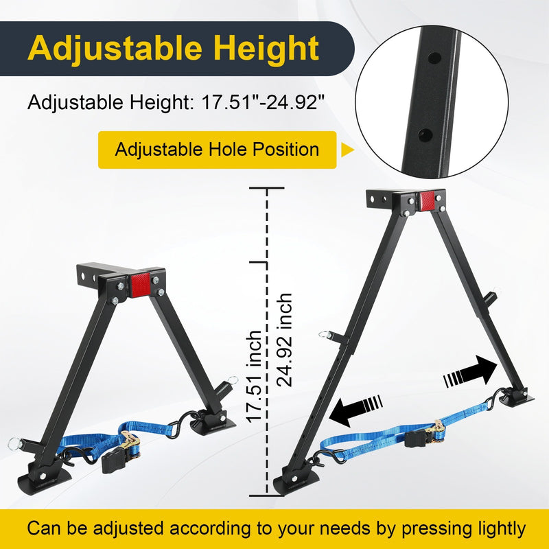 Hitch Mount Stabilizer for 2" Hitch RV Trailer Motorhome Truck 5th Wheel