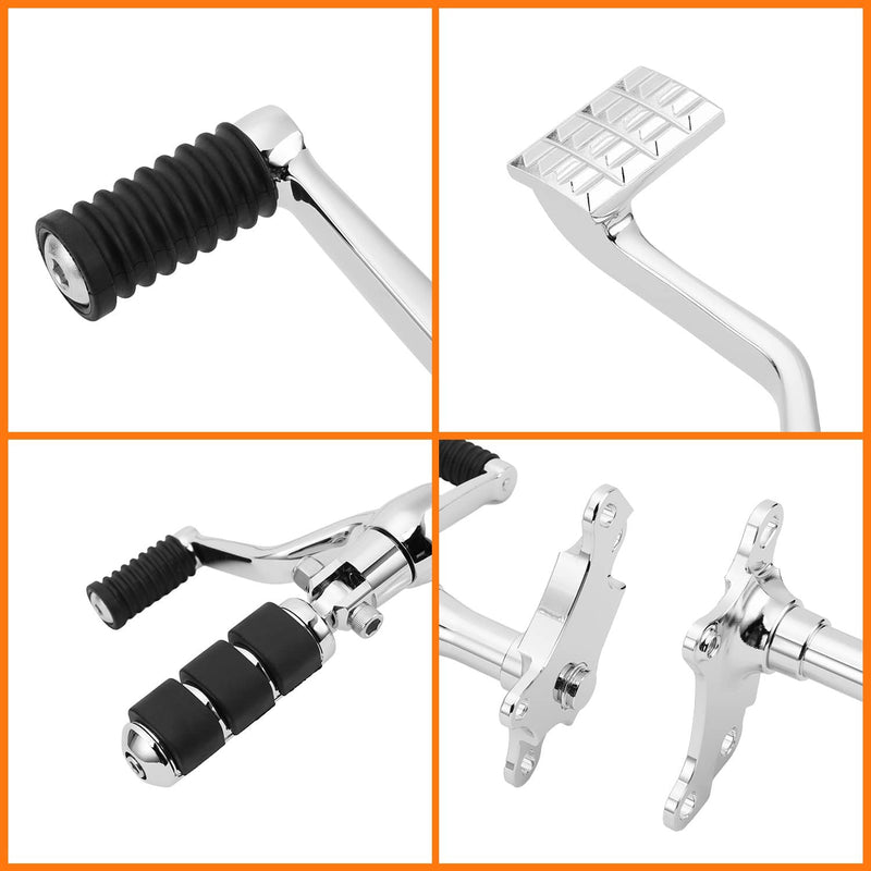 Complete Forward Control Pegs Levers Linkage for Sportster 883 1200 1991-2003
