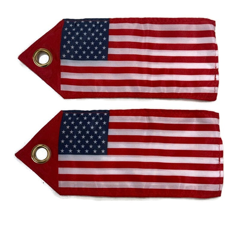 Snow Plow Blade Marker Flags American Flag USA for Western 59700 1308210 2 Pack