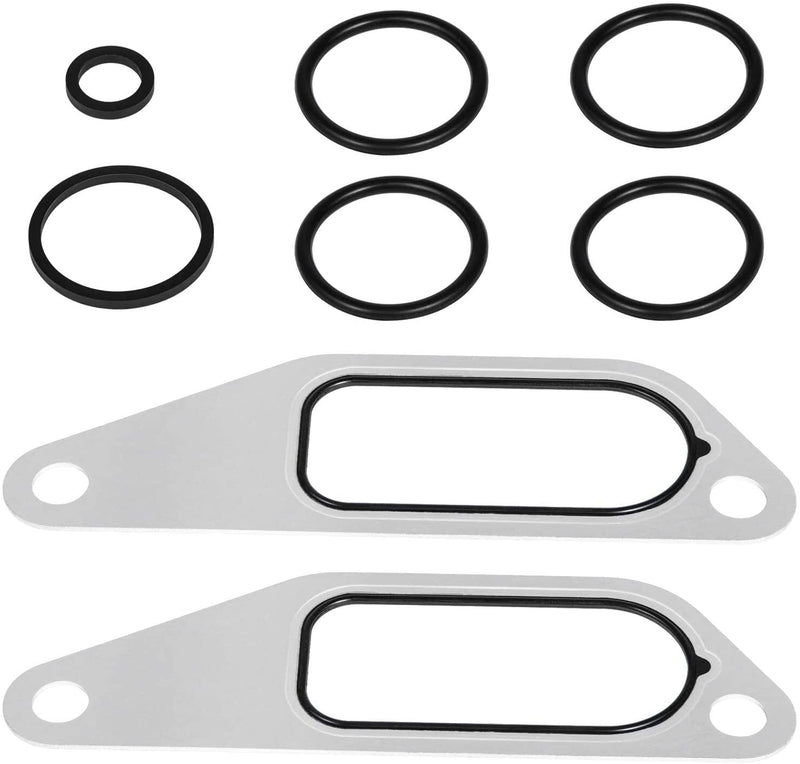 431327 Oil Cooler Mounting Kit Gasket O-Rings for DT466 DT360 Engine 675513C1