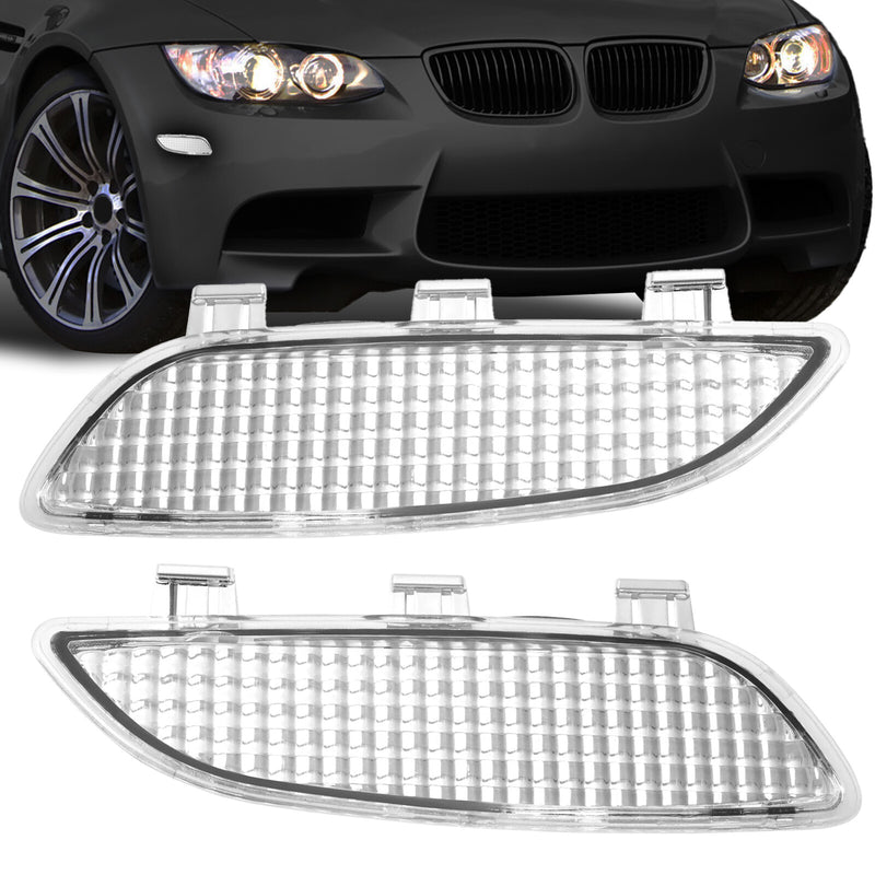 Bumper Side Marker Lights Reflector for BMW M3 E90 E92 E93 2008-2013 2Pcs