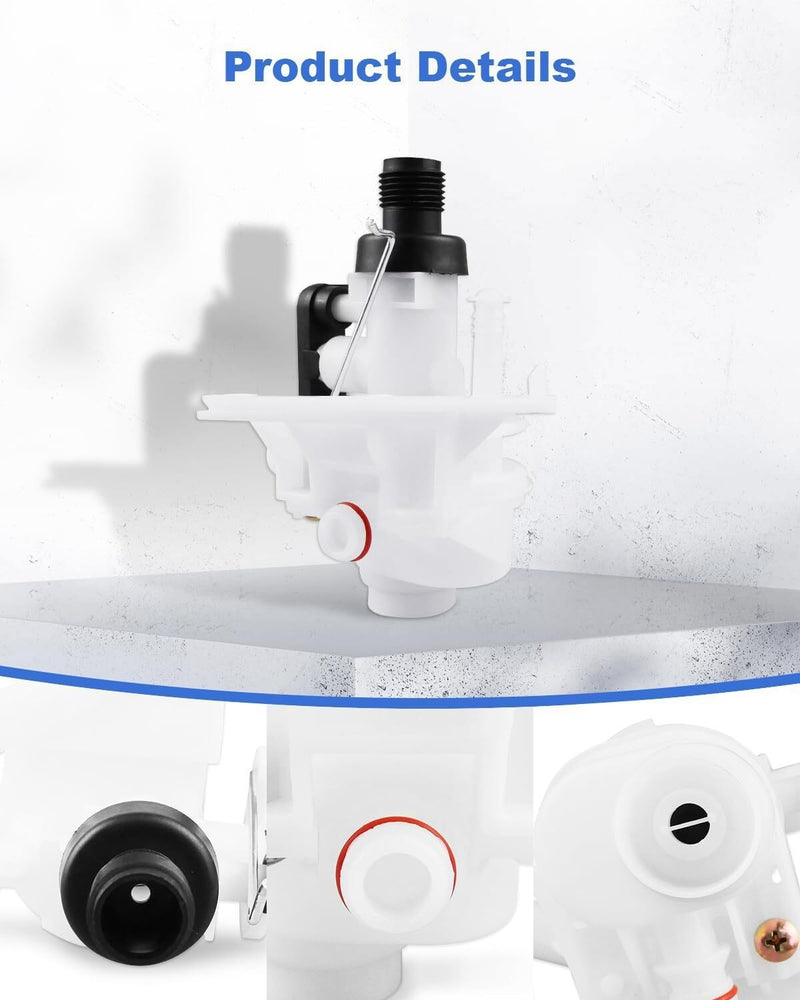 Upgraded RV Thetford Aqua Magic V Toilet Water Valve Replacement Part 31705
