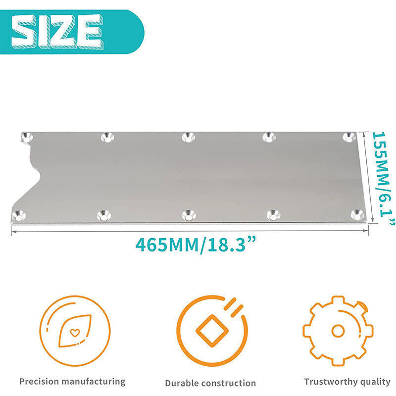 LS Gen III Billet Valley Pan Cover Plate Knock Sensor Delete for LS6 LS1 Gen 3