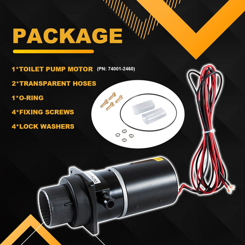 37041-0010 Marine Electric Toilet Macerator Sub Assembly Kit 12-Volt Replacement