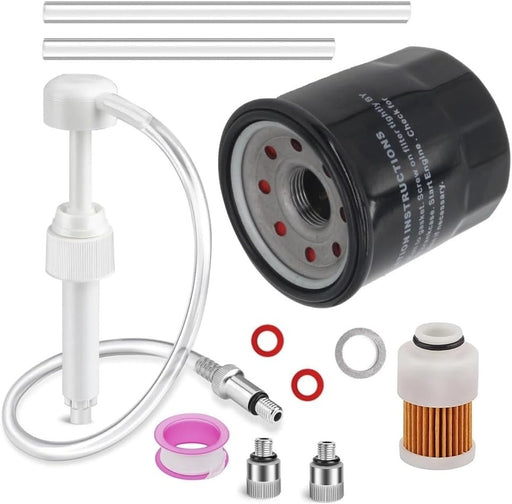 DURAFORCE 5GH-13440 Oil Filter Fuel Filter Kit for Yamaha F50 F60 T60 F115 Outboard