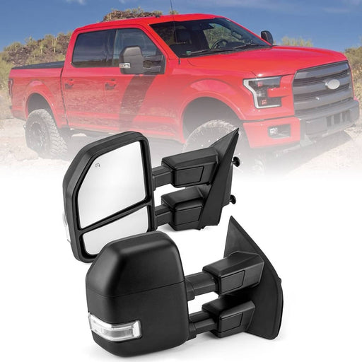 DURAFORCE Power Heated Tow Mirror Driver Passenger for Ford F250 F350 F450 Super Duty