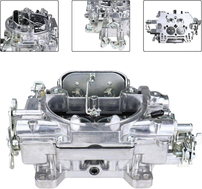1405 Silver 4 Barrel Carburetor Manual Electric Choke for Edelbrock Performer