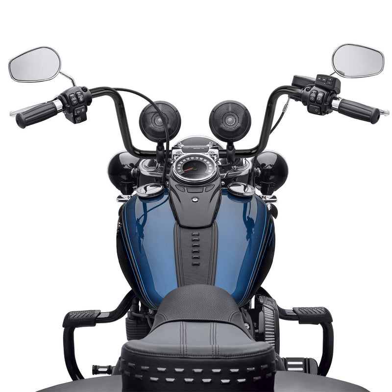 Black 12 Inch Rise Ape Hangers Handlebar for Harley FLST FXST Sportster XL Dyna