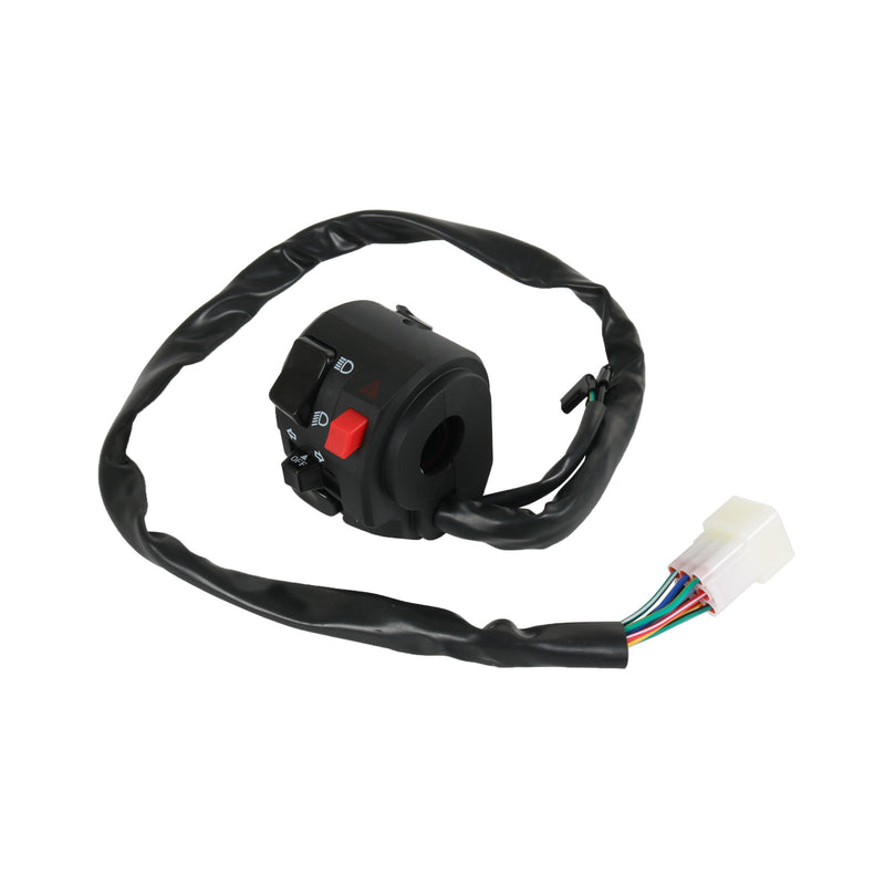 7/8" Handlebar Horn Turn Signal Fog Light Controller Switch for Motorcycle