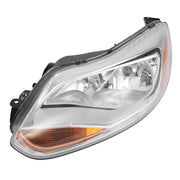 DURAFORCE Clear Lens Halogen Left Driver Side Headlight for Ford Focus 2012-2014 W/Bulb