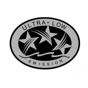 DURAFORCE Ultra Low Emission 3 Star California DOT Outboard Graphic Sticker Decal Silver 2