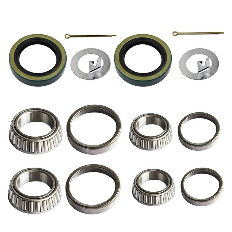 2 Set Trailer Bearing Kit Seals L44649 L44610 L68149 L68111 for 3500# Axle