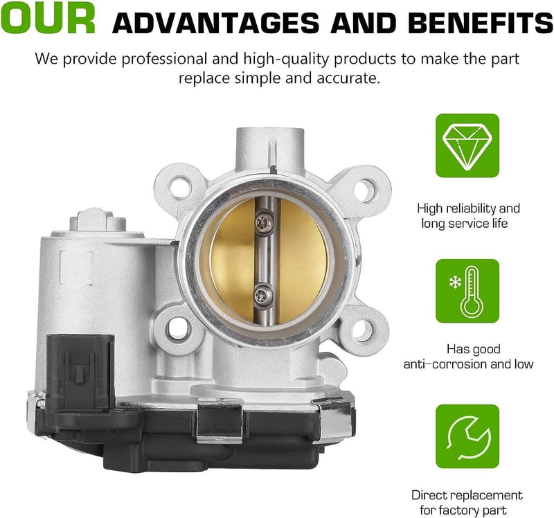 Throttle Body 12671379 for GM Cruze Encore 1.4L Malibu Equinox 1.5L