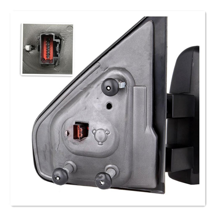 Towing Power Heated Tow Mirrors Set Signal Puddle for Ford F150 2007-2014